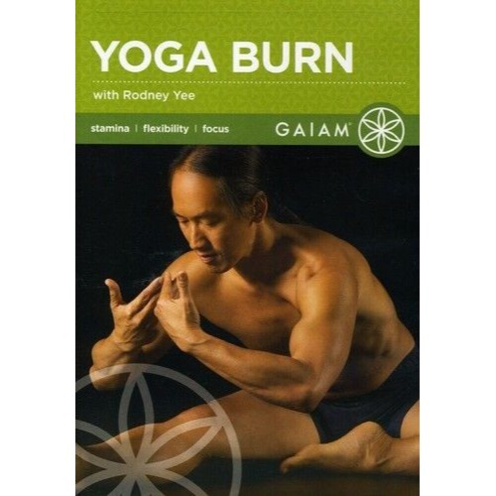 Yoga Burn DVD (2005) Rodney Yee Gaiam Living Arts Fat Burning Workout Fitness